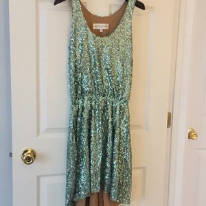 Seafoam sequin dress